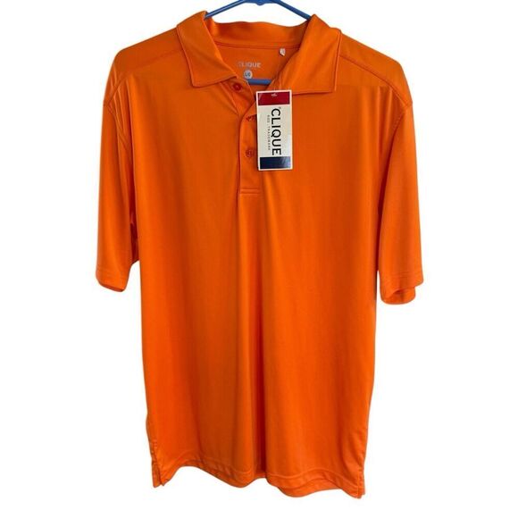 Clique Parma Polo Men's МQK00045 2016 Orange Good Athleisure Athletic - Picture 1 of 7